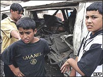 Bağdat'ta patlama yeri