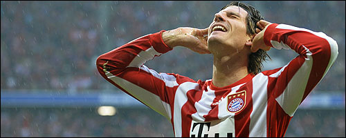 Mario Gomez del Bayer Munich