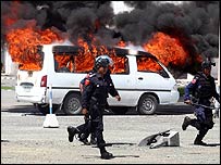 Protesto no Timor Leste