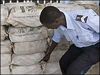 Cocaína apreendida em Bissau