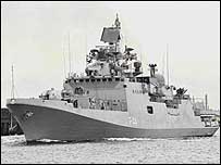 भारतीय नौसेना का युद्धपोत तबर