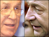 Ion Iliescu Traian Băsescu