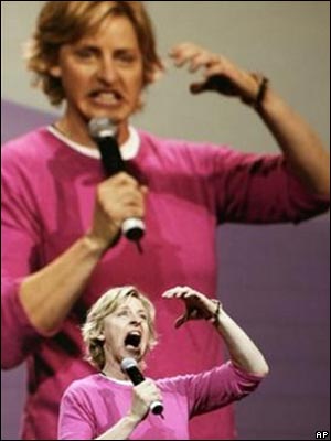 الن دجنرس، کمدين آمريکايی