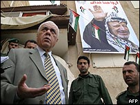 Oficiais palestinos participaram de uma reunião de emergência em Ramallah