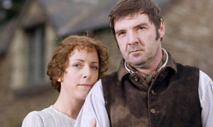 Lark Rise To Candleford: Emma (Claudie Blakley) and Robert Timmins (Brendan Doyle)