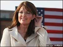 A vice na chapa republicana à Casa Branca, Sarah Palin