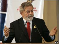 O presidente Luiz Inácio Lula da Silva