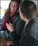 Dave and Stonehouse violinist Naomi Bates