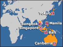 Chuyến công du sáu nước Á Châu của Tổng Thống Bush
