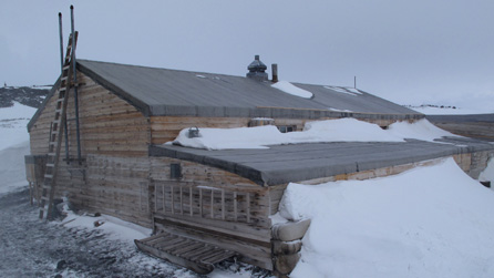 Scott's hut, Cape Evans, Ross Island, Antarctica Photo Tom Sharpe