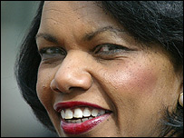 Ngoại trưởng Mỹ, bà Condoleezza Rice