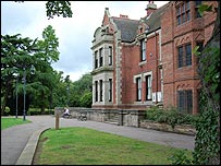 Side view of the house