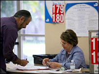 eleitor vota na Flórida 