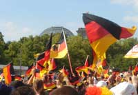 German flags