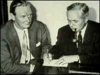 T. Dan Smith and Harold Wilson