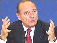 Fransa Cumhurbaşkanı Jacques Chirac