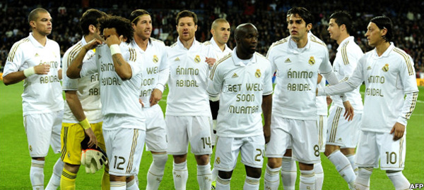 Jugadores del Real Madrid