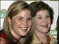 لورا و جنا بوش