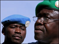 Darfur'daki Afrikalı barış gücü askerleri