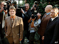 Holger Apfel của đảng Dân chủ Quốc gia