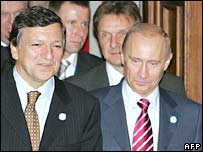 Tổng thống Putin và Chủ tịch Ủy hội châu Âu Barroso