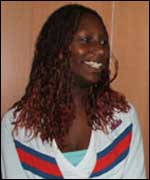 photo of Vanessa being interviewed