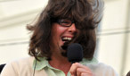 Alan Carr on Blackpool's Princess Alice Tram