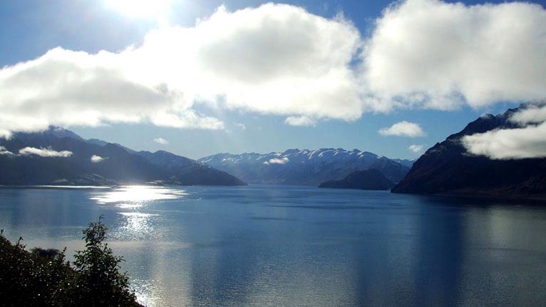 Loch Wanaka ann an Sealan Nuadh