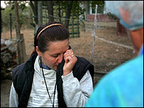 дівчина з румунського села закритого на карантин 