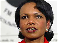 ABD Dışişleri Bakanı Condoleezza Rice