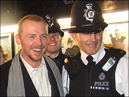 Hot Fuzz premiere in Wells