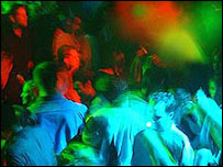 Clubbers on the dancefloor at Time.