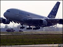 O Airbus A389 será colocado em operação em 2006