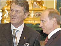 Ющенко і Путін