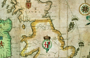Old map of britain