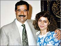 رغد صدام حسین اور صدام حسین