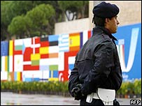 Cảnh sát Ý giám sát hội nghị thượng đỉnh EU