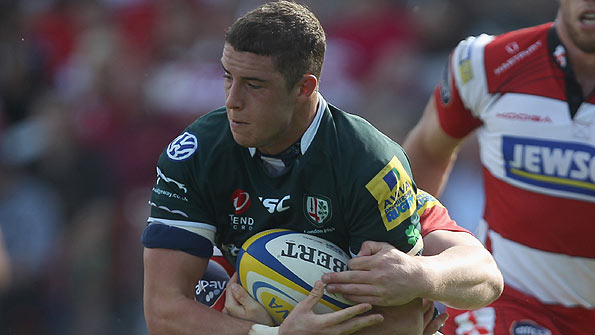 London Irish fly-half Steven Shingler