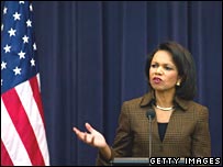 Sekretarja e Shtetit, Condoleeza Rice