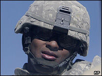 سرباز آمریکایی در افغانستان