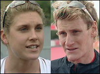 Hollie Avil and Will Clarke