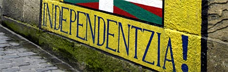 Wall painting calling for independence