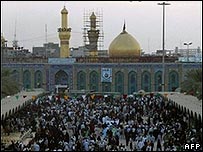 زائران شیعه در کربلا