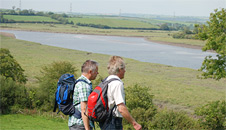 Walking along the Taf estuary