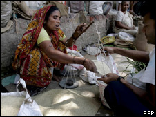 برنج فروش در کلکته