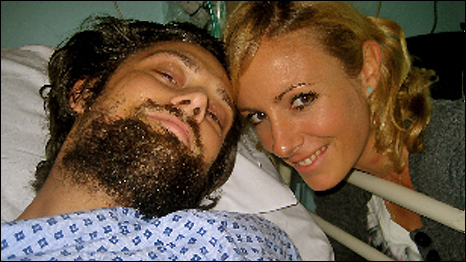 Will and Kelly in hospital