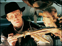 Dr Gunther von Hagens with 