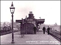 Northfield station in 1838