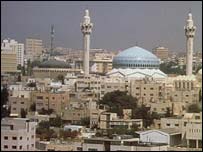 Başkent Amman'ın görünümü