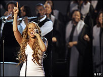 ماريا کری در مراسم گرمی